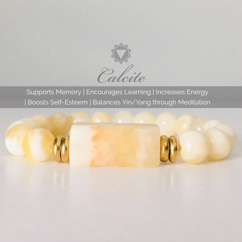 Calcite Bracelet | Energy Amplifier | Energy Brace